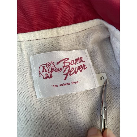 Vintage University of Alabama Crimson Tide Bama Fever Made USA Jacket Men's SM - Picture 3 of 13